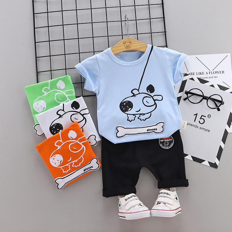 Summer Baby Cartoon Sportswear
