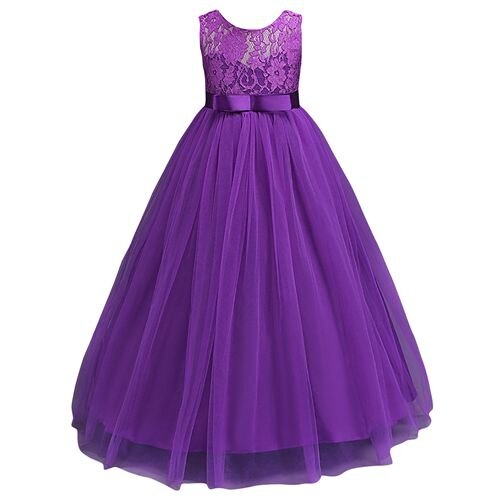 Princess Flower Girl Lace Dress